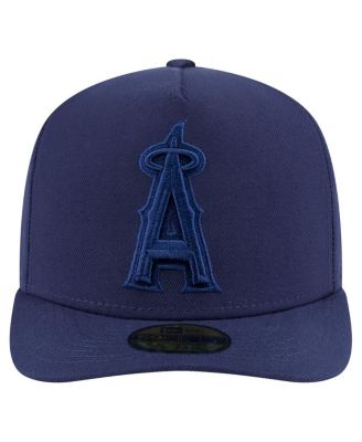 Мужская приталенная шляпа New Era темно-синего цвета Los Angeles Angels Color Pack A-Frame 59FIFTY от New Era