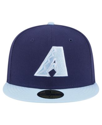 Мужская темно-синяя /светло-голубая шляпа Arizona Diamondbacks Color Pack от New Era, 2-тонная приталенная шляпа длиной 59 сантиметров