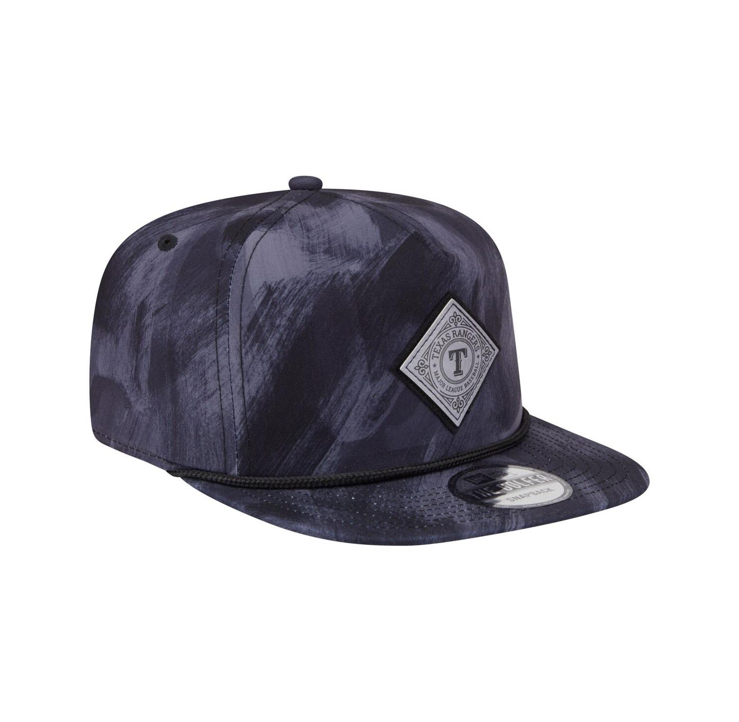 Men's Navy Texas Rangers Printed Golfer Snapback Hat