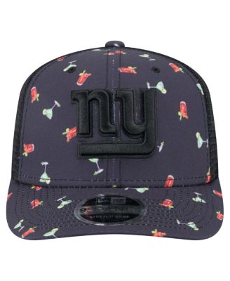 Мужская темно-синяя /черная кепка New York Giants Adventure Drinks с рисунком 9SEVENTY Stretch Snap от New Era