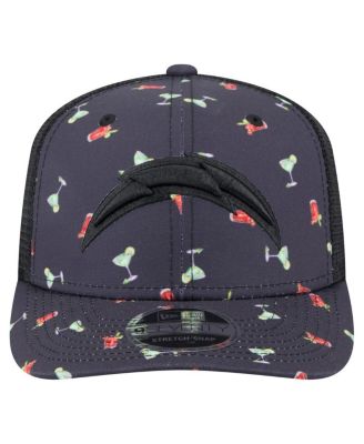 Мужская темно-синяя /черная шляпа New Era от Los Angeles Chargers Adventure Drinks с рисунком 9SEVENTY Stretch Snap Hat