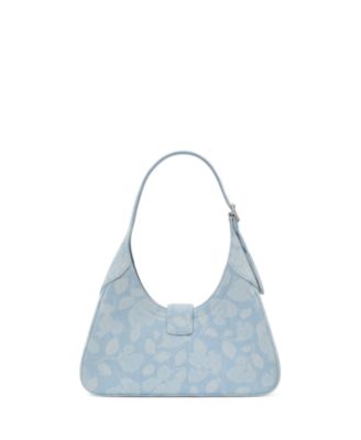 Nouveau Floral Denim Shoulder Bag