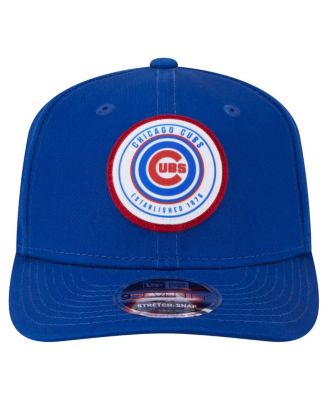 Мужская эластичная шапка Royal Chicago Cubs Circle Patch 9SEVENTY от New Era