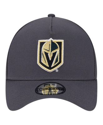 Men's Gray Vegas Golden Knights Core A-Frame 9FORTY Adjustable Hat