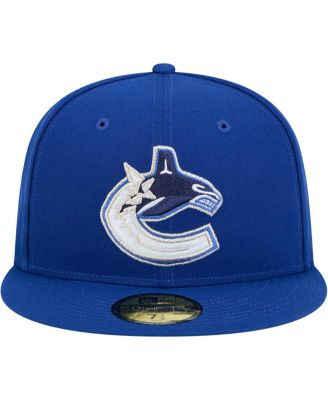 Мужская приталенная шляпа New Era синего цвета Vancouver Canucks Core 59 размера 