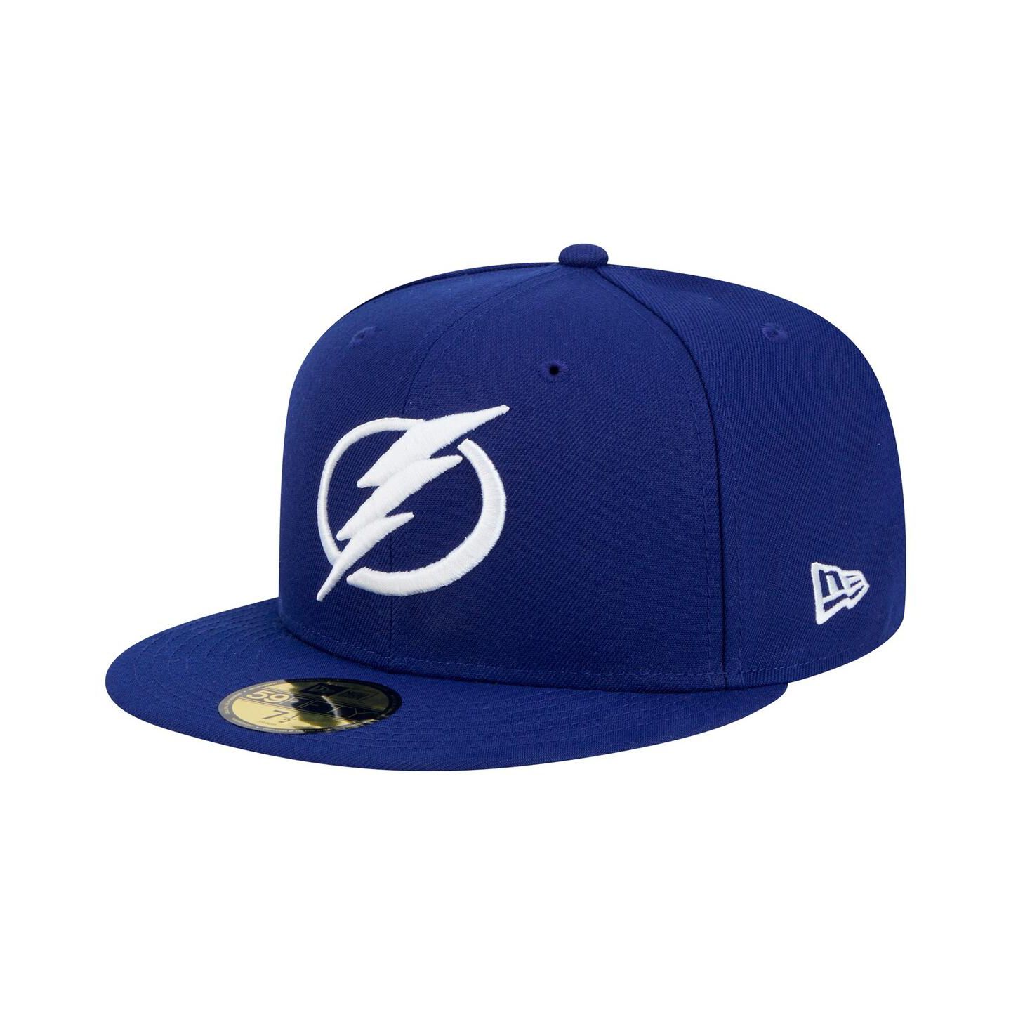 Мужская кепка New Era Blue Tampa Bay Lightning Core 59FIFTY Fitted Hat — фото 1