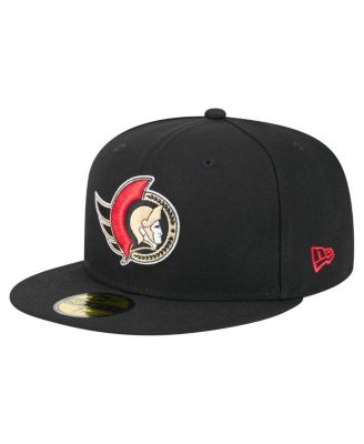 New Era - Men's Black Ottawa Senators Core 59FIFTY Fitted Hat