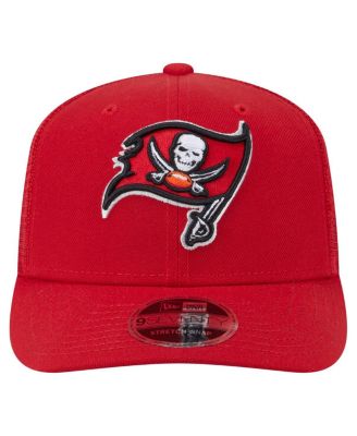 Мужская красная кепка Tampa Bay Buccaneers Main Trucker 9SEVENTY с эластичной застежкой-молнией новой эры