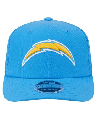 Men's Powder Blue Los Angeles Chargers Main Trucker 9SEVENTY Stretch Snap Hat