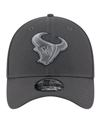 Мужская графитовая шляпа Houston Texans Main 39-го размера Flex от New Era