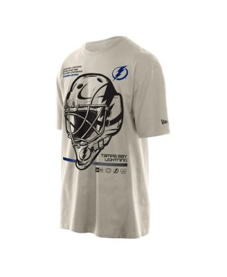 Мужская коричневая футболка с маской вратаря 