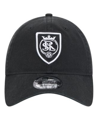 Мужская черная шляпа New Era Real Salt Lake 2025 Kickoff с регулируемой длиной 920 см