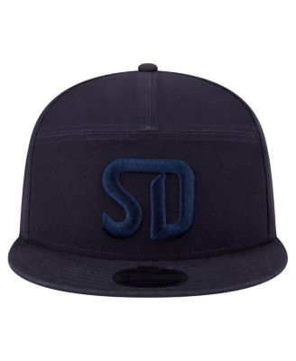 Мужская черная кепка-бейсболка New Era San Diego FC Canvas 9FIFTY Snapback черного цвета