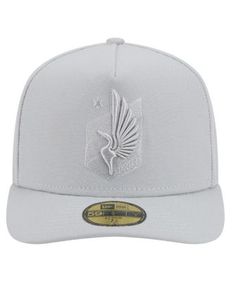 Мужская серая шляпа New Era Minnesota United FC Color Pack A-Frame 59 размера 