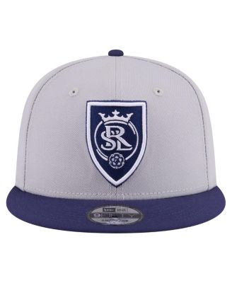 Мужская двухцветная кепка-бейсболка New Era серого цвета Real Salt Lake Color Pack длиной 9 футов 5 дюймов