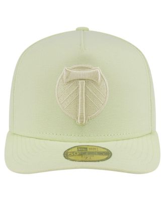 Мужская зеленая приталенная шляпа New Era Portland Timbers Color Pack A-Frame 59FIFTY от New Era