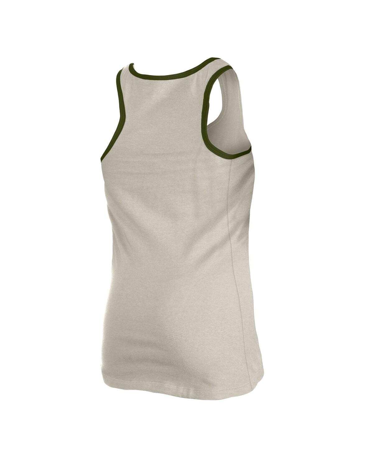 NEW ERA WOMEN'S CREAM PHILADELPHIA PHILLIES ARMED FORCES TANK TOP 