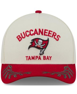 Мужская бейсболка New Era кремового/красного цвета 