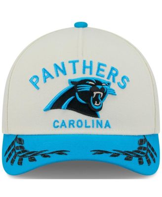 Мужская кремово-синяя кепка Carolina Panthers драфта НФЛ 2025 года выпуска 