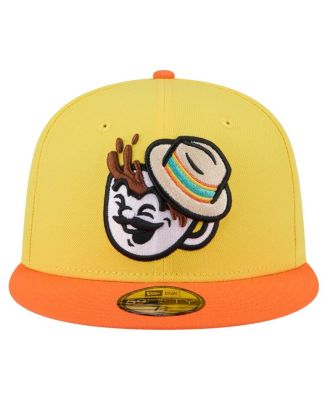 Мужская желтая шляпа New Era Spokane Indians Copa de la Diversion 59 размера 