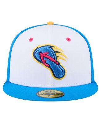 Мужская бело-синяя шляпа New Era San Antonio Missions Copa de la Diversion 59 размера 