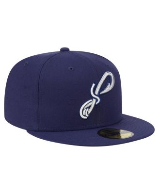 Men's Navy Pensacola Blue Wahoo's Authentic Collection 59FIFTY Fitted Hat