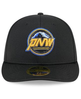 Мужская черная бейсболка New Era Seattle Mariners City Connect для тренировок по бейсболке с низким профилем, 59-дюймовая приталенная шляпа