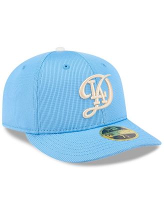 Men's Light Blue Los Angeles Dodgers City Connect Batting Practice Low Profile 59FIFTY Fitted Hat