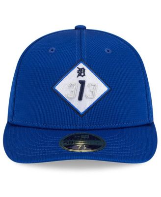 Мужская синяя бейсболка New Era Detroit Tigers City Connect для тренировок по бейсболке с низким профилем, 59-дюймовая приталенная шляпа