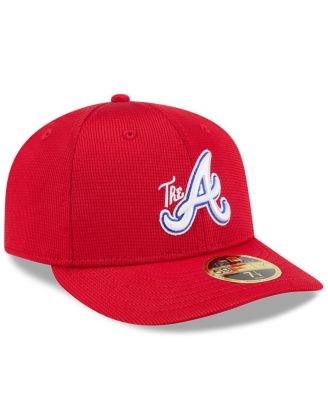 Men's Red Atlanta Braves City Connect Batting Practice Low Profile 59FIFTY Fitted Hat