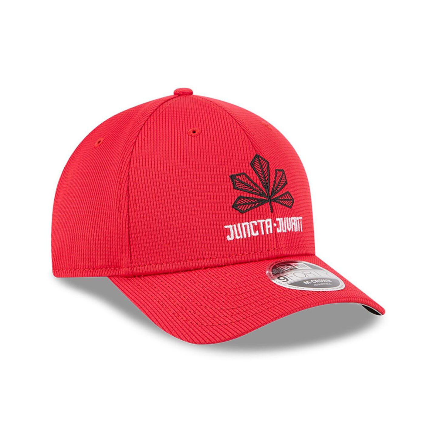 Мужская кепка New Era Red Cincinnati Reds City Connect Batting Practice 9FORTY M-Crown Adjustable Hat — фото 3