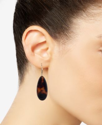 Крупные серьги-капли Lauren Ralph Lauren в виде черепахи золотистого цвета