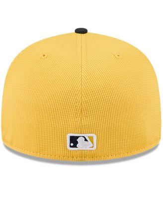 Men's Yellow/Black Minnesota Twins City Connect Batting Practice 59FIFTY Fitted Hat