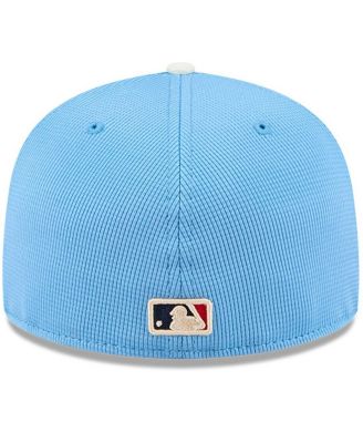 Men's Light Blue Los Angeles Dodgers City Connect Batting Practice 59FIFTY Fitted Hat