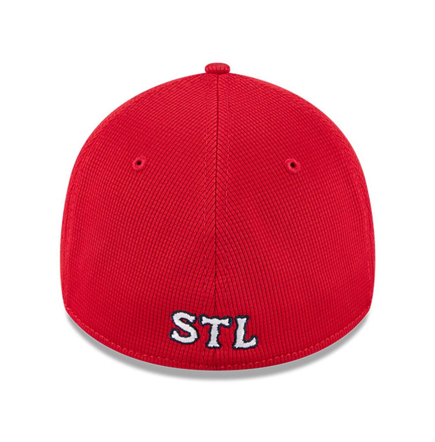 Мужская кепка New Era Red St. Louis Cardinals City Connect Batting Practice 39THIRTY Flex Hat — фото 4
