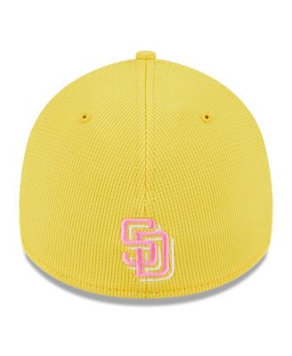 Men's Yellow San Diego Padres City Connect Batting Practice 39THIRTY Flex Hat