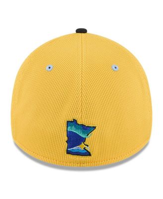 Men's Yellow/Black Minnesota Twins City Connect Batting Practice 39THIRTY Flex Hat