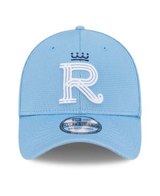 Мужская светло-голубая кепка New Era Kansas City Royals City Connect для тренировки по бейсболке 39-го размера Flex