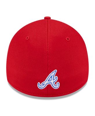 Men's Red Atlanta Braves City Connect Batting Practice 39THIRTY Flex Hat