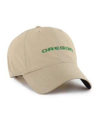 Брендовая мужская шляпа Oregon Ducks Clean Up Brrr цвета хаки с регулируемой посадкой 47-го года выпуска.