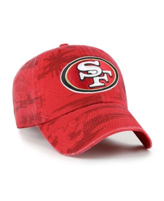 Мужская брендовая шапка Scarlet San Francisco 49ers Fiji Clean Up с регулируемой длиной 47 см.