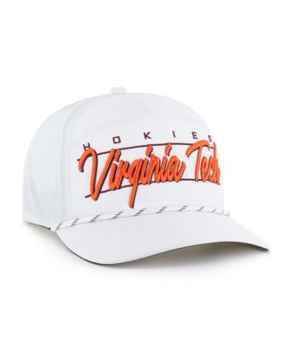 Брендовая мужская белая шляпа Virginia Tech Hokies Condor Hitch 47-го года выпуска, регулируемая по длине.