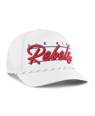 Брендовая мужская белая шляпа Ole Miss Rebels Condor Hitch 47-го года выпуска, регулируемая по длине.
