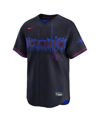 Мужская футболка Nike George Springer Blue Toronto Blue Jays City Connect Limited