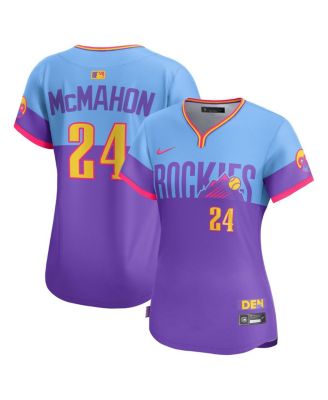 Nike - Women's Ryan McMahon Purple/Light Blue Colorado Rockies 2025 City Connect Limited Player Jersey