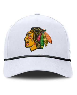 Мужская белая шляпа Fanatics Chicago Blackhawks с регулируемой А-образной оправой на веревке