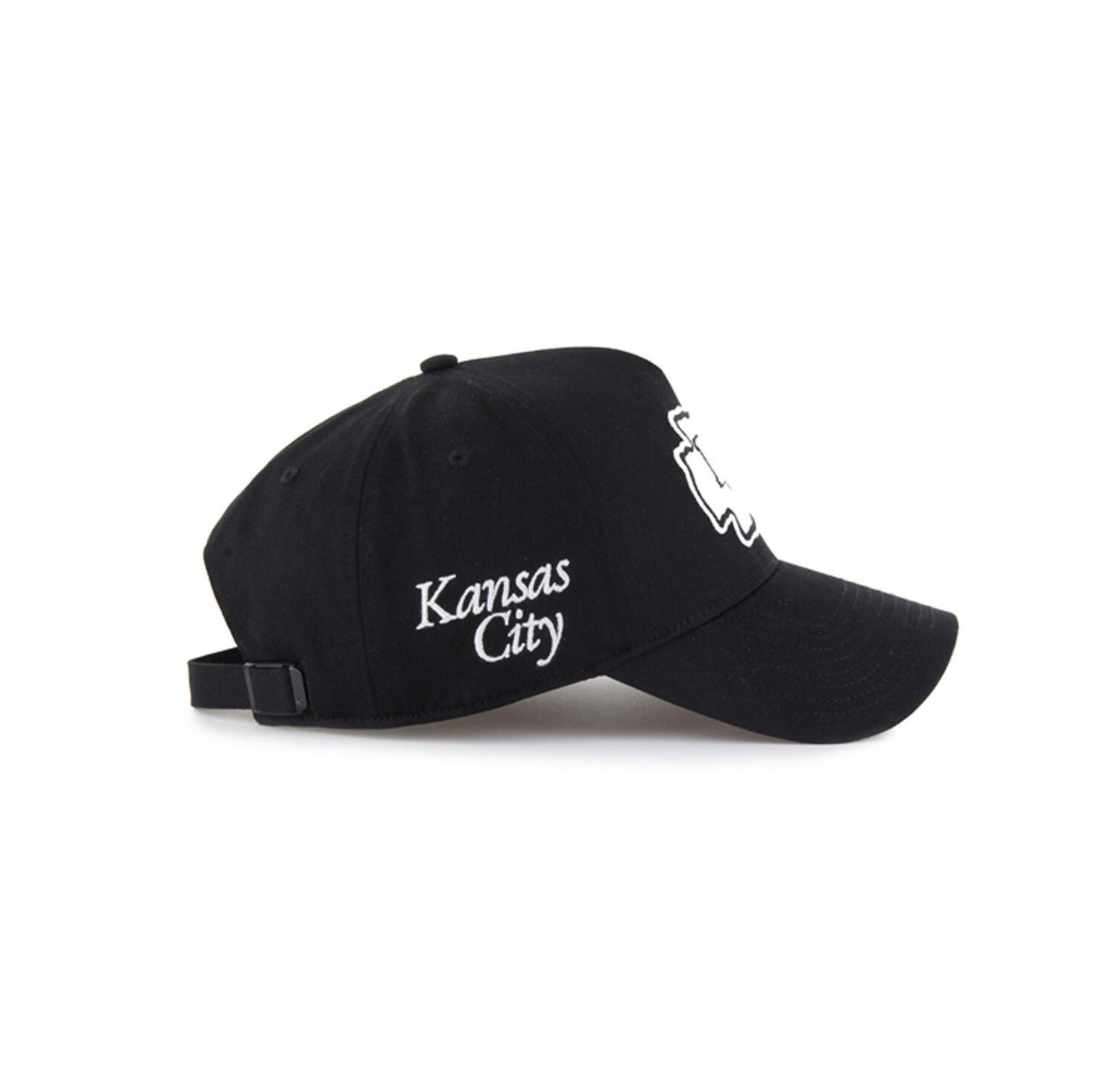 Men's Black Kansas City Chiefs Foundation Offside Adjustable Hat