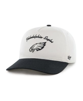 '47 Brand - Men's Cream/Black Philadelphia Eagles Safe Bet Stable Hitch Adjustable Hat