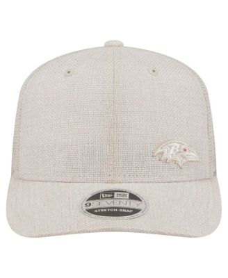 Мужская натуральная шляпа Baltimore Ravens от New Era, безупречная эластичная шляпа на кнопках 9SEVENTY