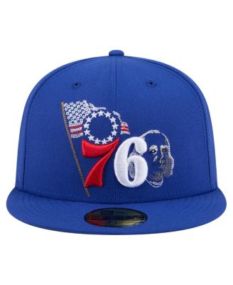 Мужская приталенная шляпа New Era Royal Philadelphia 76ers State Stitch 59 размера 